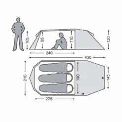 Nordisk Oppland 3 SI Trekkingzelt -Naturerlebnis 2836163 1280x1280
