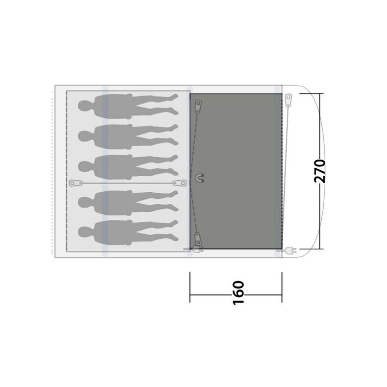 Outwell Flat Woven Carpet Elmdale 5PA Zeltteppich 4 Outwell Flat Woven Carpet Elmdale 5PA Zeltteppich – Bild 2