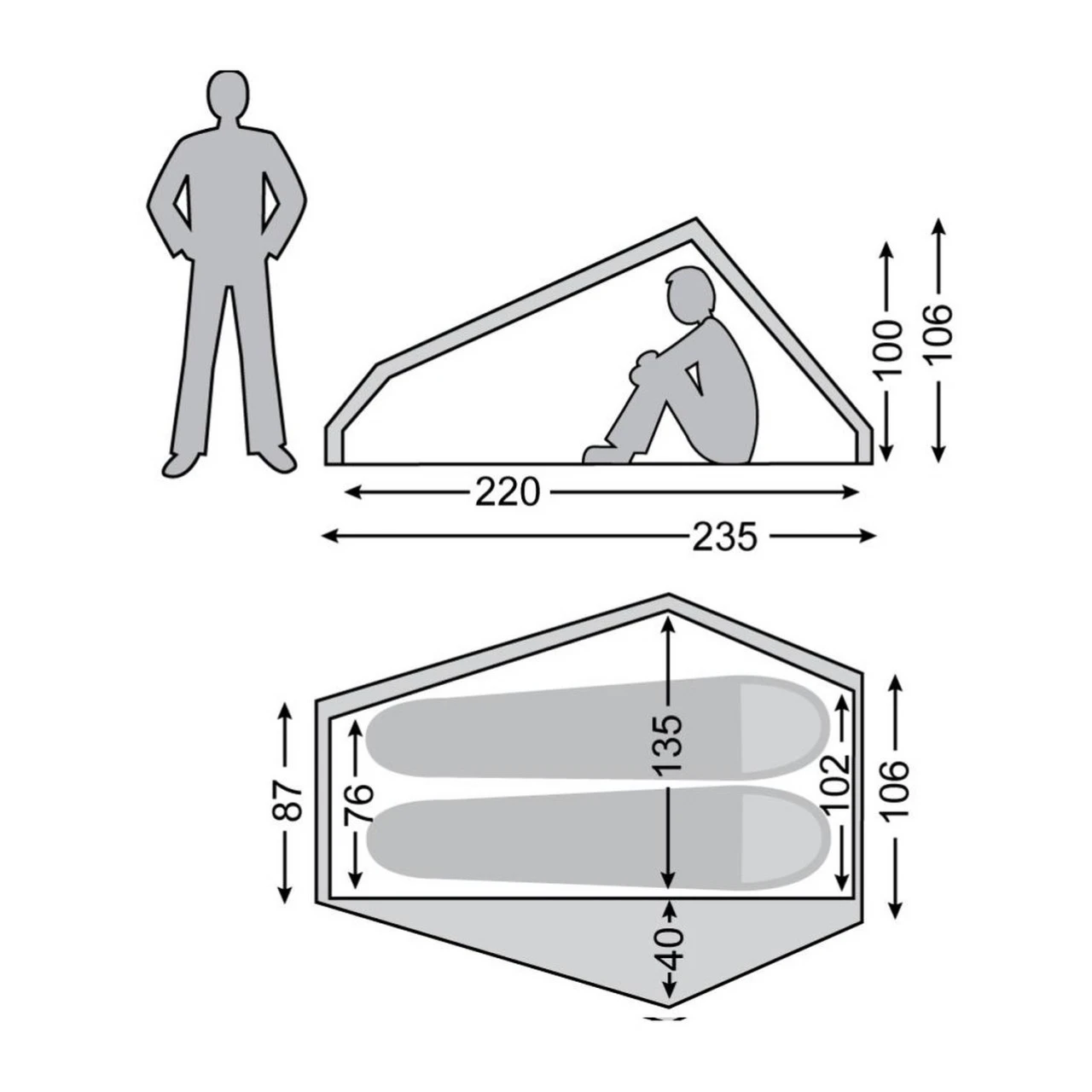 Nordisk Telemark 2.2 LW Trekkingzelt 4 Nordisk Telemark 2.2 LW Trekkingzelt – Bild 2