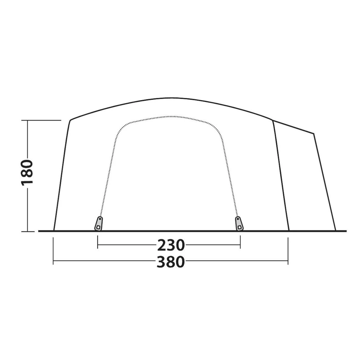 Outwell Montana 6PE Familienzelt 6 Outwell Montana 6PE Familienzelt – Bild 4