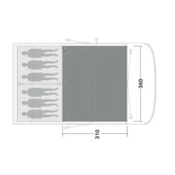 Outwell Flat Woven Carpet Hayward Lake 6ATC Zeltteppich -Naturerlebnis 6738655 1280x1280