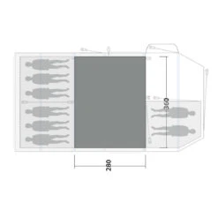 Outwell Flat Woven Carpet Knightdale 8PA Zeltteppich -Naturerlebnis 6738668 1280x1280