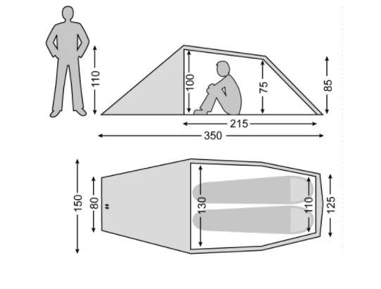 Nordisk Halland 2 PU Trekkingzelt 4 Nordisk Halland 2 PU Trekkingzelt – Bild 2