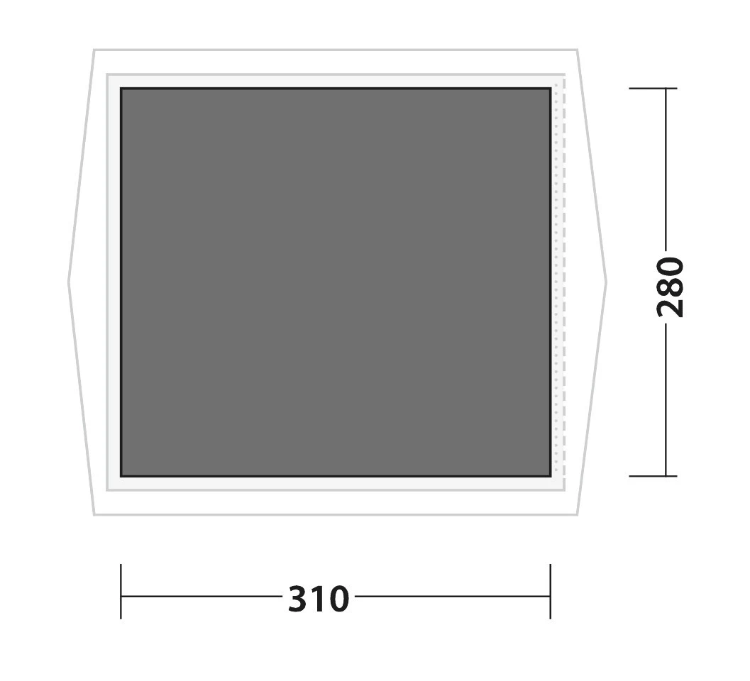 Robens Footprint Prospector Castle Zeltunterlage 4 Robens Footprint Prospector Castle Zeltunterlage – Bild 2