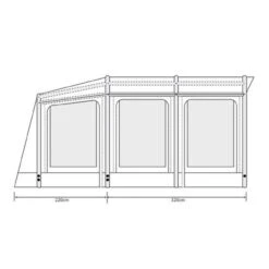 Outdoor Revolution Sportlite Air 320 EX Wohnwagenvorzelt -Naturerlebnis 7522025 1280x1280