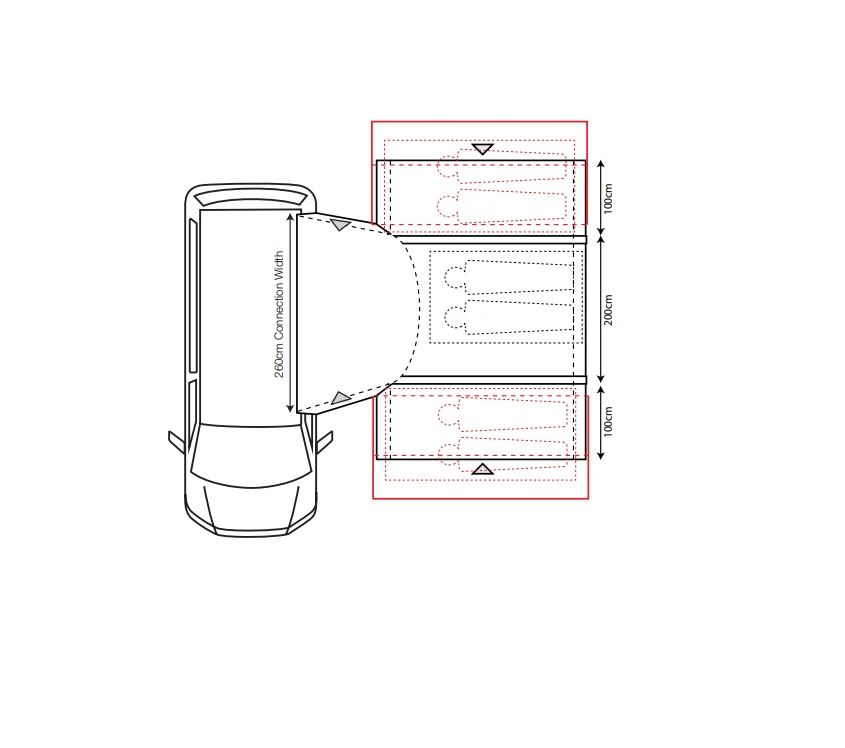 Outdoor Revolution Cayman Combo Air PC Low Busvorzelt 6 Outdoor Revolution Cayman Combo Air PC Low Busvorzelt – Bild 4
