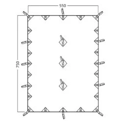 Nordisk Kari 41 Basic Cotton Tarp -Naturerlebnis 7602506 1280x1280