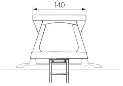 Dometic TRT 140 AIR Dachzelt -Naturerlebnis 7864234 1280x1280