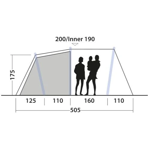 Outwell Starhill 6A Familienzelt 5 Outwell Starhill 6A Familienzelt – Bild 4