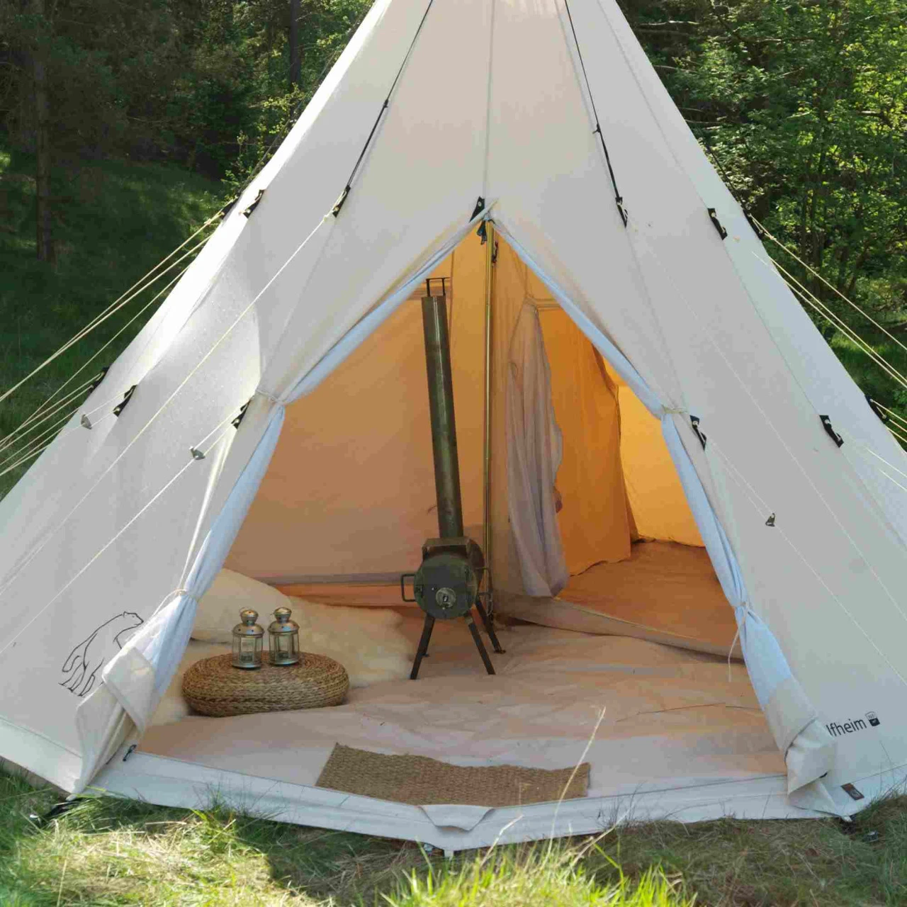 Nordisk Alfheim 19.6 Basic Tipi-Zelt 8 Nordisk Alfheim 19.6 Basic Tipi-Zelt – Bild 6