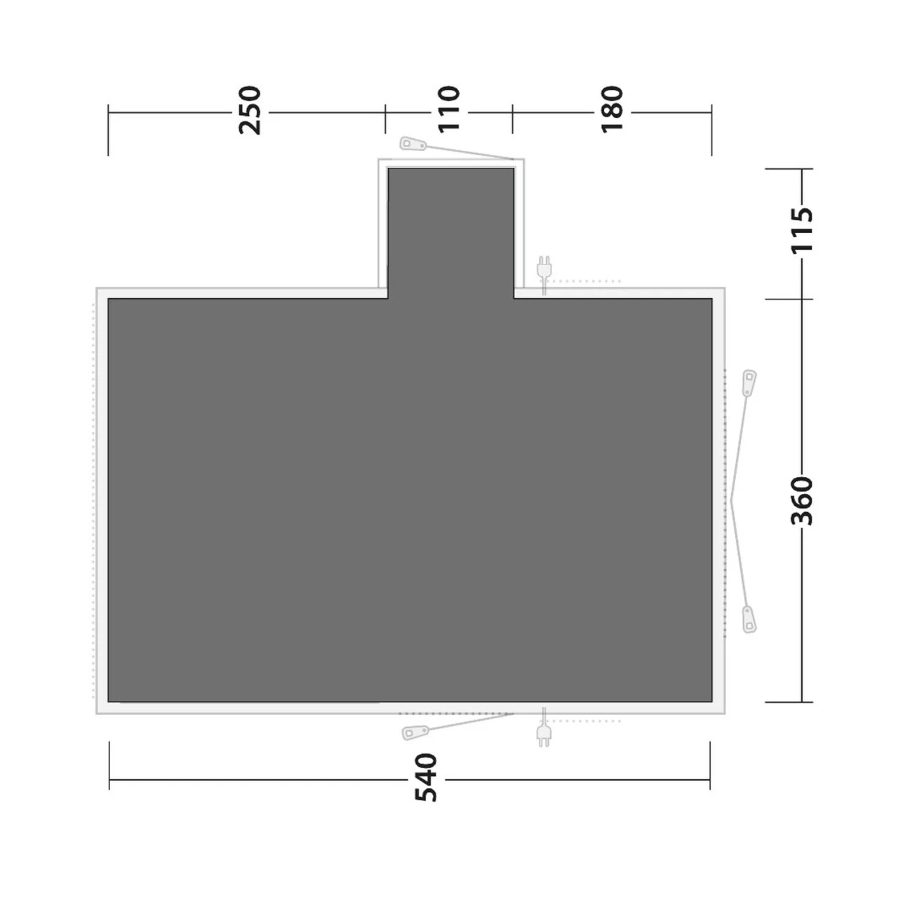 Outwell Footprint Montana 6PE 4 Outwell Footprint Montana 6PE – Bild 2