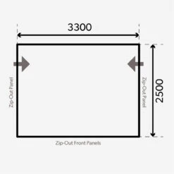 Dometic SET Rally AIR Pro 330 M Inkl. Teppich, Unterlage, Andruckstangenset Und Elektrischer Pumpe -Naturerlebnis rally 330 zeichnung 1280x1280